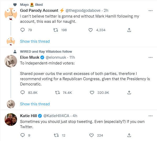 Getting some weird and wonderful juxtapositions: