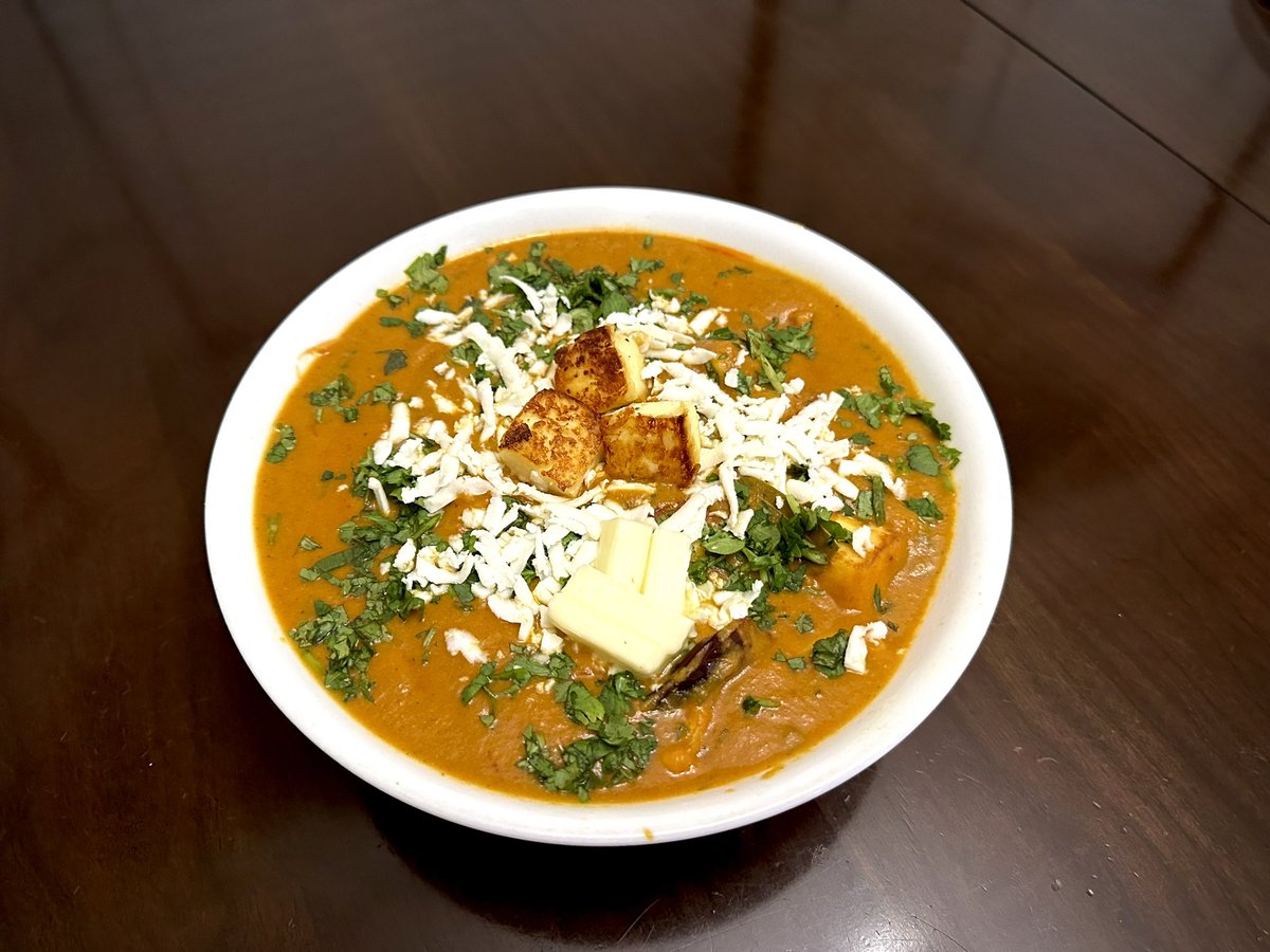 elavasam's tweet photo. When DD wants PBM! #PaneerButterMasala #Dinner #FTW #Love https://t.co/vqIbccOd9Y