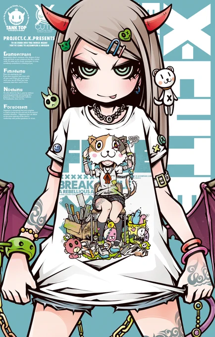 DF56[デザフェス] Full Color T-SHIRTFAKE 