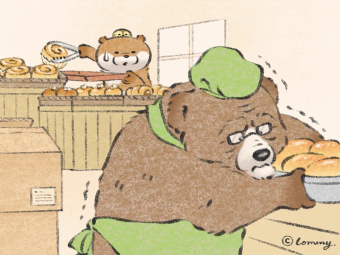 🍞👨‍🦳#カワウソ 