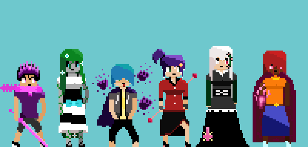 Had some fun messing around and drawing some characters for Leepore, which do you like the most?

#IndieGameDev #gamedev #indiedev #pixelart