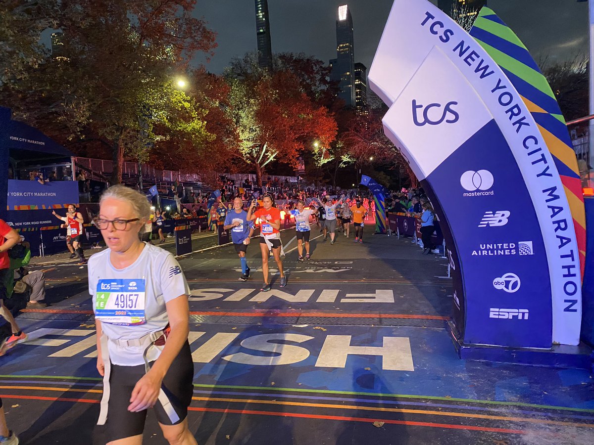 A marathon shows the entire spectrum of emotions in one day. #newyorkmarathon #NYRR#TCS #tcs newyorkcity  marathon