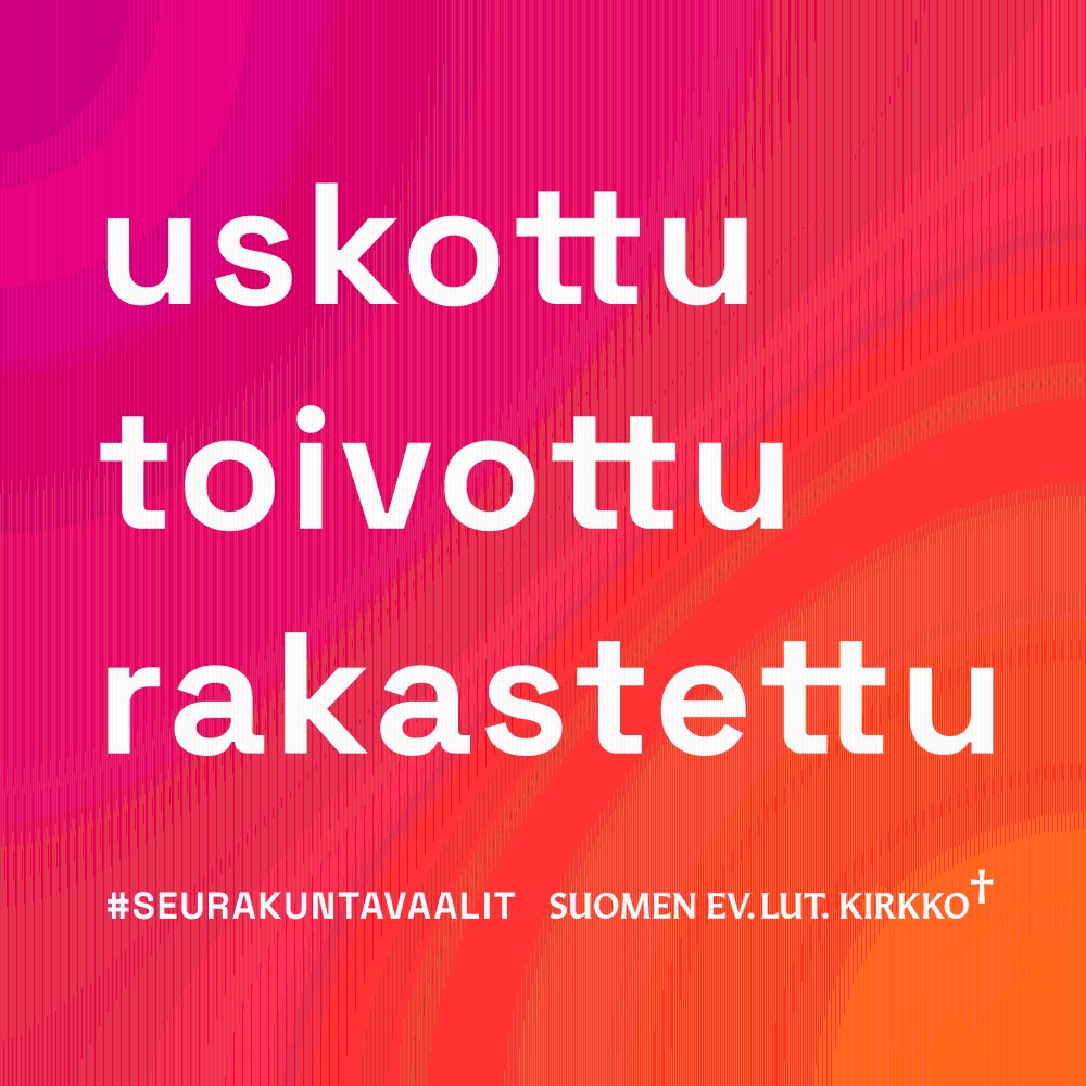 Jokaisen on tärkeää käydä äänestämässä #seurakuntavaalit, sillä <a href="/kirkko_evl/">Suomen ev.lut.kirkko</a> muuttuu vain sisältäpäin. 
Itse äänestän <a href="/tulkaakaikki10/">Tulkaa kaikki -liike</a>  -listan ehdokasta @Hki_TuomSrk.
#kirkkokuuluukaikille #tasaarvo
