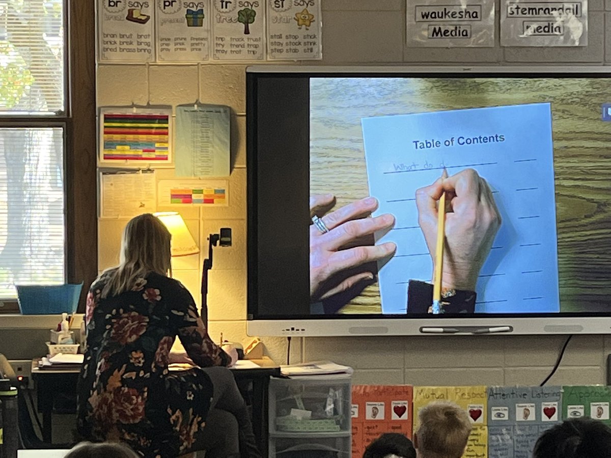 “Mentoring is built upon connection and conversation” <a href="/pmgmcgee/">Patty McGee she/her</a> So many writing mentors modeling for their students at <a href="/WaukeshaSTEM/">Waukesha STEM</a>