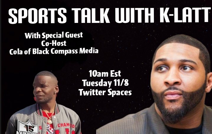 B.M.G. (@joeynine3) on Twitter photo #NFLTwitter
#sportstalk
#BaltimoreRavens
#RavensFlock
#BattleRap
#NewOrleans
#Saints
#Mondaynightfootball
#lamarjackson
#podcasts
Tap in tomorrow morning 🔥🔥🔥🔥
Sports Talk with <a href="/Keon_Lattimore/">Keon Lattimore</a> and special guest co host <a href="/YungColaMWM/">C🥤LA THE BIG SPEAKER🏅</a>
It's up! #NFLTwitter
#sportstalk
#BaltimoreRavens
#RavensFlock
#BattleRap
#NewOrleans
#Saints
#Mondaynightfootball
#lamarjackson
#podcasts
Tap in tomorrow morning 🔥🔥🔥🔥
Sports Talk with <a href="/Keon_Lattimore/">Keon Lattimore</a> and special guest co host <a href="/YungColaMWM/">C🥤LA THE BIG SPEAKER🏅</a>
It's up!