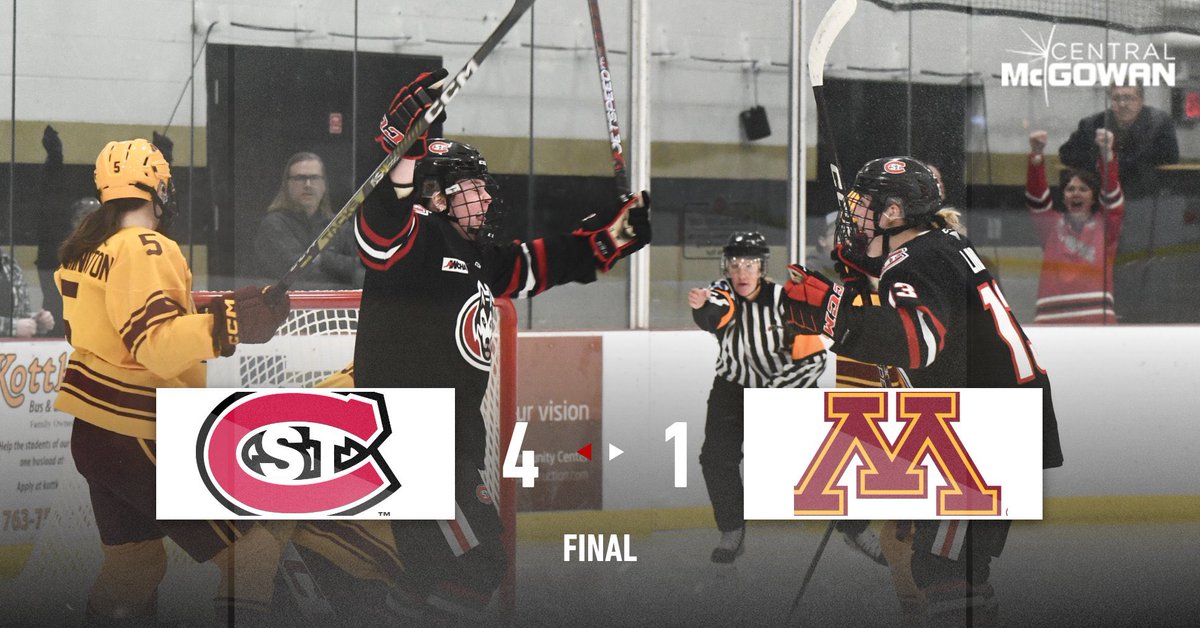 🗣 DOWN GOES NO. 1 ‼️

#HuskiesHockey 🏒