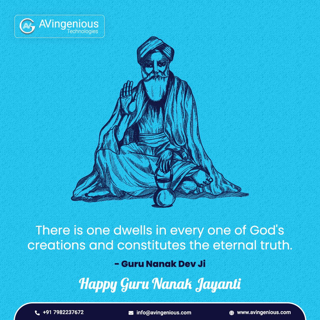 AVingenious's tweet photo. May Guru Nanak Dev Ji inspire you to achieve all your dreams. May you be showered with eternal peace, good health, wealth, happiness and prosperity.
𝐇𝐚𝐩𝐩𝐲 𝐆𝐮𝐫𝐮 𝐍𝐚𝐧𝐚𝐤 𝐉𝐚𝐲𝐚𝐧𝐭𝐢!! 💐
#gurunanakjayanti #KartikPurnima #Gurpurab #AVingenious https://t.co/wo9UbqlKk1