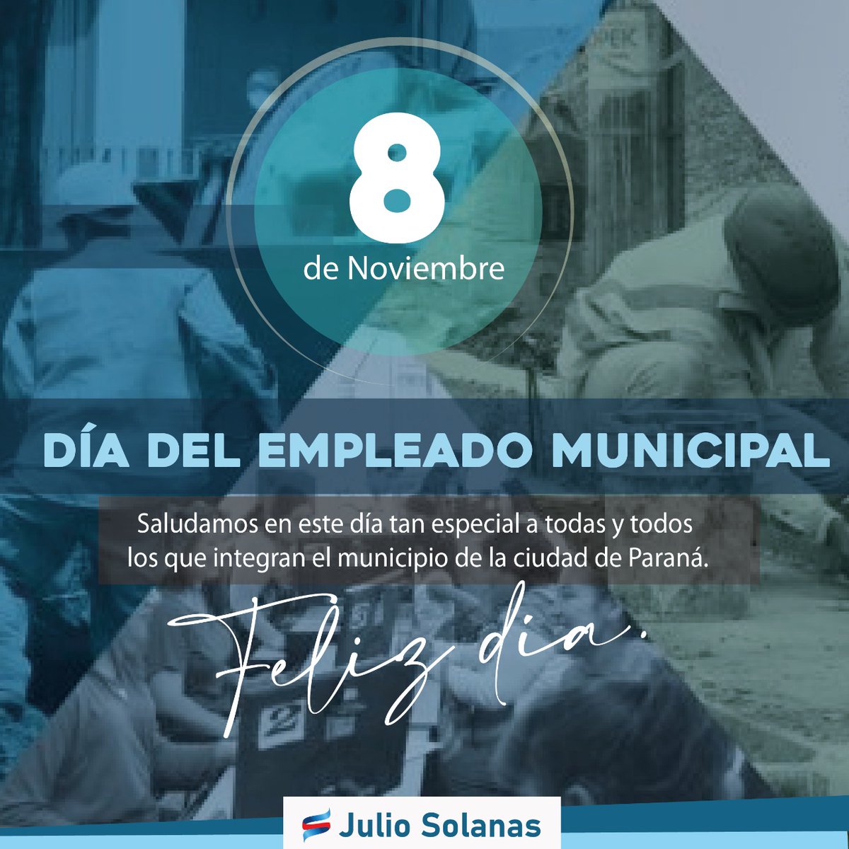 juliosolanas's tweet photo. En su día enviamos un saludo fraterno a todas y todos los que forman parte de la gran familia municipal.

¡Feliz día de las y los empleados municipales!

#DíaDelEmpleadoMunicipal https://t.co/gBJsbMWVhn