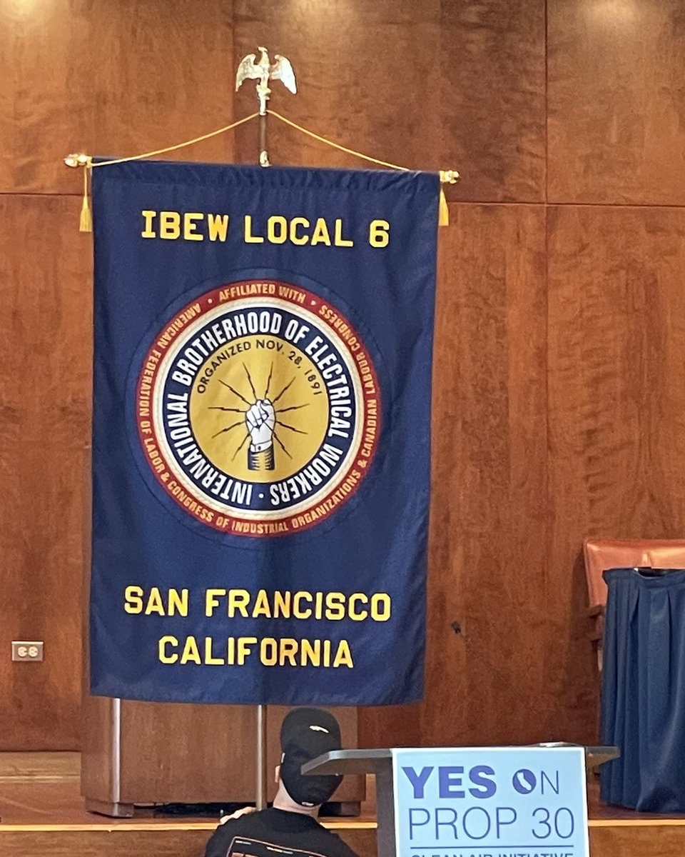 Union labor- green new jobs- fresh air <a href="/CleanAirNowCA/">Yes on 30 - Clean Air California</a> 
#YesOn30