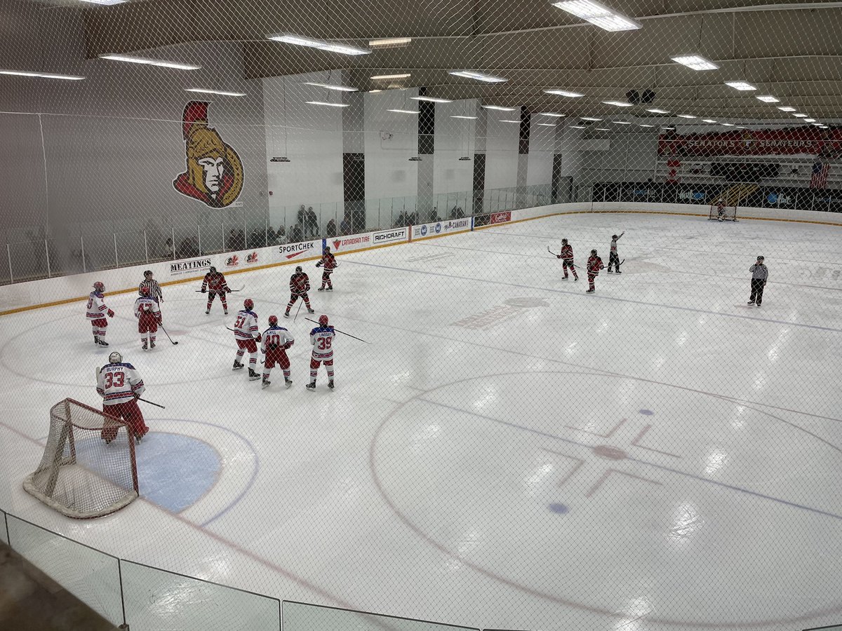 Kemptville with the 5-3 win over Rockland. KEM LW Parker Holmes (07) had his best game I’ve seen him play this season. Rockland RW Keagen Lindsay (07) stood out with his speed and plays a fast/simple/aggressive north-south game. <a href="/ScoutingService/">HockeyProspect.com</a> #OHLDraft
