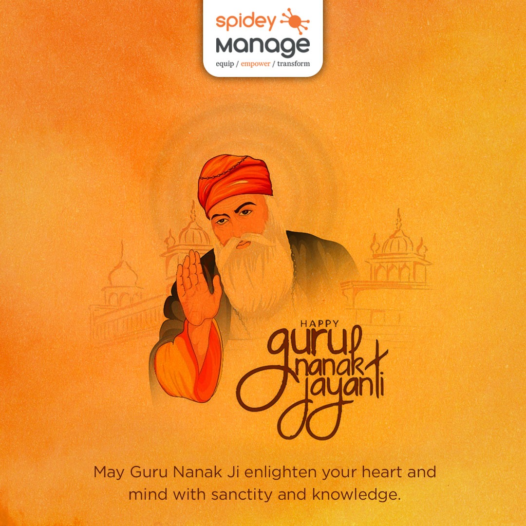 SpideyManage's tweet photo. SpideyManage wishes you and your loved ones a very Happy Guru Nanak Jayanti! May you lead a peaceful and secure life, always.

#Gurupurab #gurunanakjayanti #GuruNanakDevji #GuruNanakJayanti2022 #gurunanakjayanti #WaheguruJi https://t.co/jnv43MTcAA