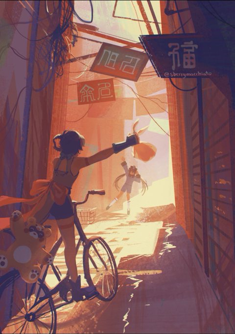 「自転車 ショートヘア」のTwitter画像/イラスト(人気順)