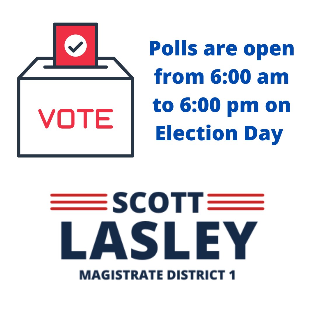 votescottlasley's tweet photo. Tuesday is Election Day! If you live in Warren County's 1st Magisterial District and have not yet voted, I humbly ask for your vote to serve as your magistrate on the Warren County Fiscal Court. Visit https://t.co/XKu5k3e4Ny for voting locations. #VoteScottLasley https://t.co/FSQpu6TtnA