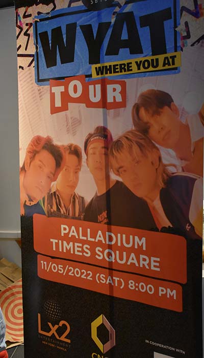 platinumvibes8's tweet photo. 🌏 ATIN, what's up? WPVR and @stlmusicblog were on hand to cover the @SB19Official boommode concert in NYC at the Palladium Times Square.What a night! Here's our in-depth review along with exclusive pics.Thank you to @Lx2Ent for having us. #SB19 #SB19_wyat https://t.co/CjE4NVVYQT https://t.co/ARsjq8Pvso