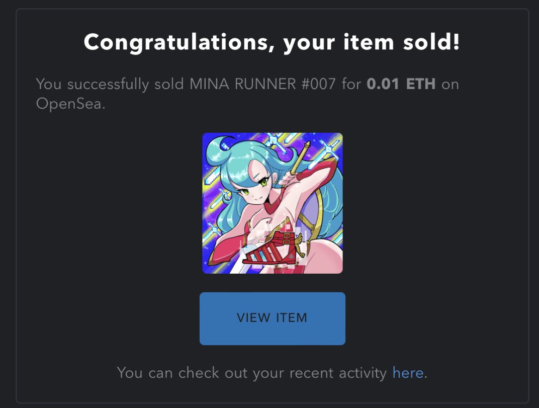 ta2nbさんのグリージアちゃんをお迎えいただきました!! ありがとうございます😄

別PJ着手中ですが、せとみなみ絶賛活動中です✨✨

#ミナランナー