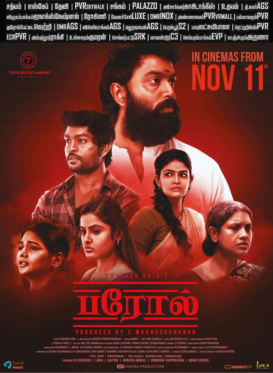 Chrissuccess's tweet photo. #ParoleMovie Trailer 2 Releasing today.

Nov 11 Release in Theatres. https://t.co/OKFID7SD8f