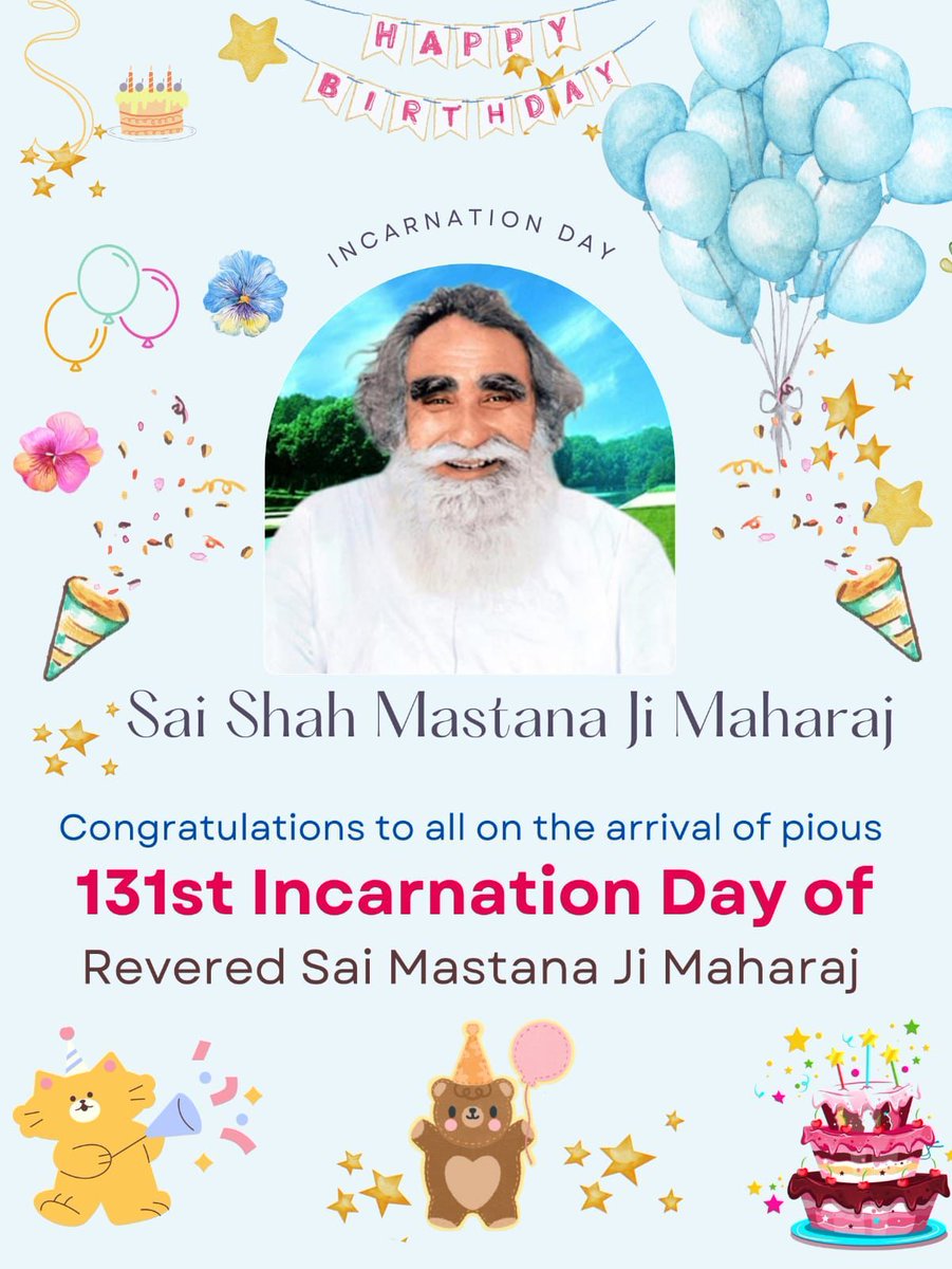 MahipalINSAN13's tweet photo. #HappyBirthdayMSG आज उस संत फकीर  का जन्मदिन है जिन्होंने डेरा सच्चा सौदा नाम का पौधा लगाया जिसने लोगों के दिलों में इंसानियत और भाईचारे को जिंदा रखा सभी धर्मों को मिलकर ओम हरि अल्लाह वाहेगुरु गॉड खुदा रब का नाम बताया ऐसे पूजनीय परम पिता शाह मस्ताना जी महाराज का जन्मदिन है https://t.co/bSmW6y0yyi