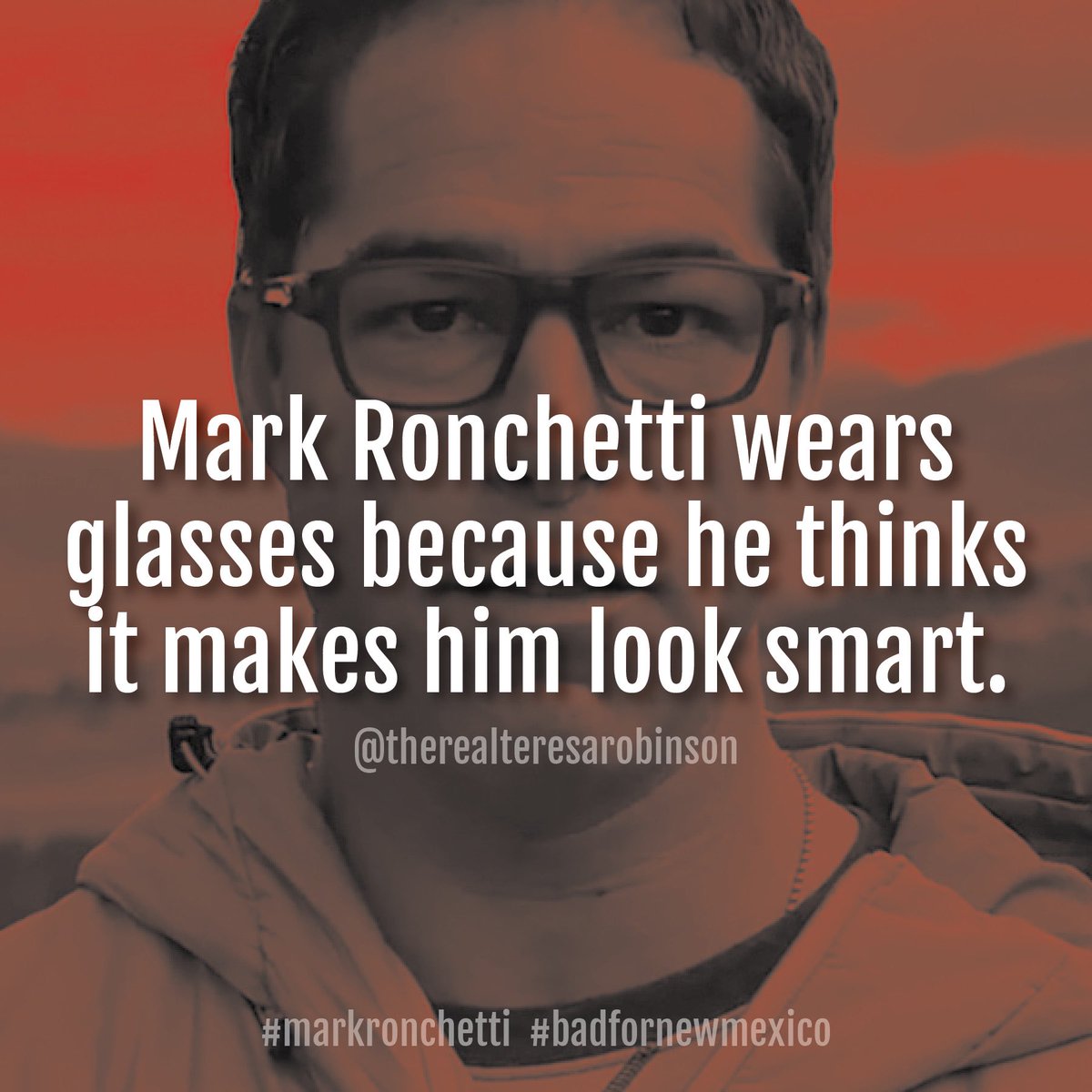 TheRealTerRob's tweet photo. Just sayin’…heard he got Lasik. 🤷🏾♀️🤔
Last one for tonight. See you tomorrow!
SHOP NOW: https://t.co/3ZKpNBPULT
#therealteresarobinson #IAmNewMexico #vote #MarkRonchetti #Badfornewmexico #newmexico https://t.co/iBKMDvqVng