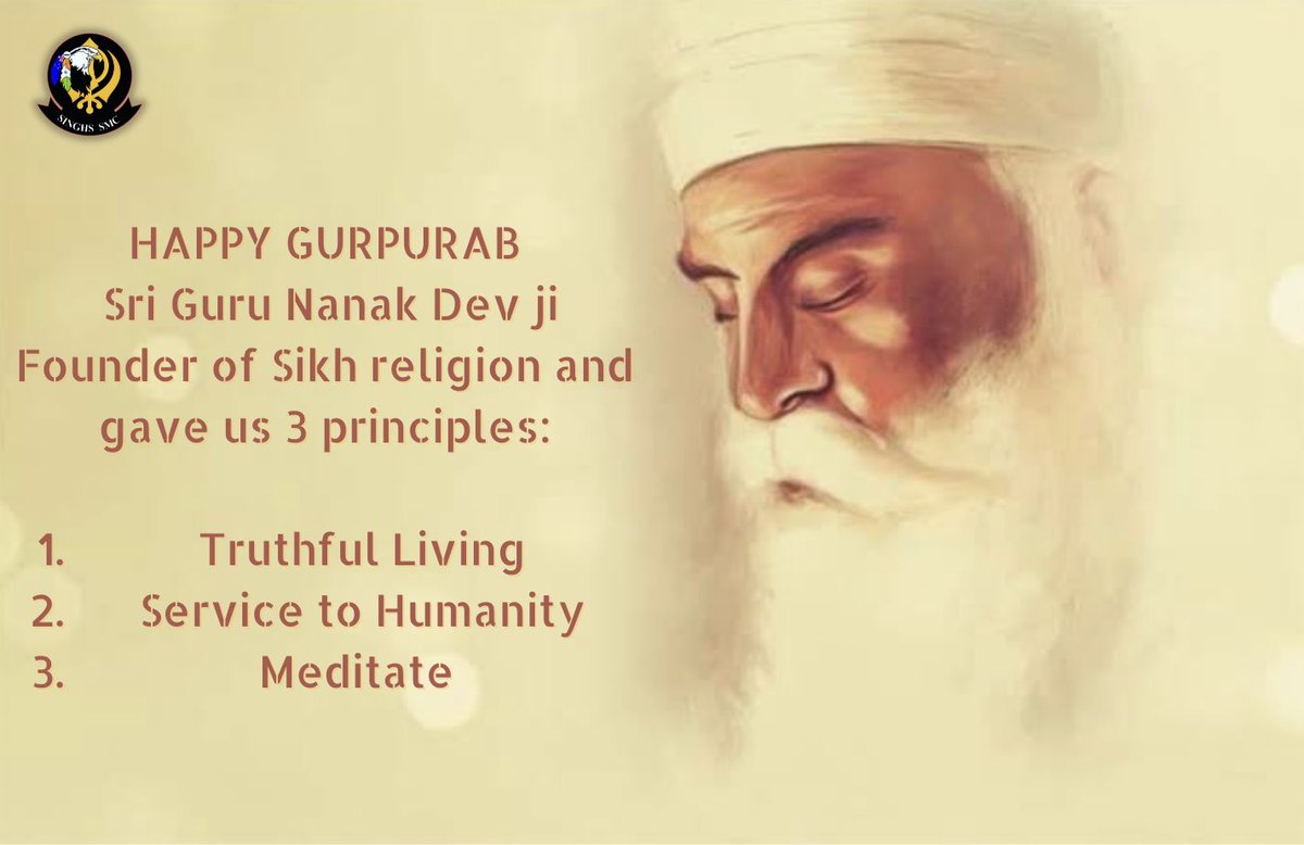 McSinghs's tweet photo. @unitedsikhs @AboutTheHouse @RobMitchellMP @AlboMP @RosSpenceMP @TimWattsMP @DanielAndrewsMP @UNITEDSIKHS_AU @MathewHilakari @McghieMp @timpallas @JoanneRyanLalor @andrewjgiles 5 Teachings Of Sri Guru Nanak Dev ji 🙏:

* Vand Chhako. As we all know, sharing is caring. ...
* Kirat Karo. This means to live an honest life. ...
* Naam Japo. One should chant the name of 'True God'. ...
* Sewa.
* Sarbat Daa Bhalaa. https://t.co/VR7s5V9YRx