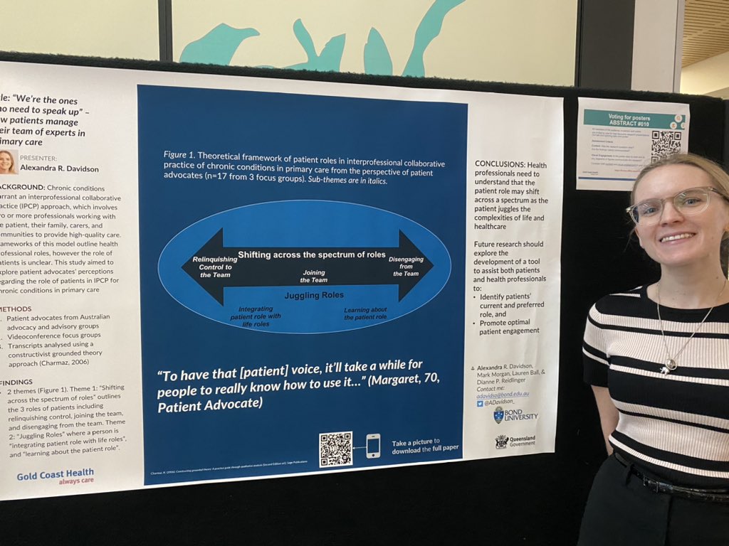 Excited to be attending the GCHealth Research Showcase and have one of my PhD studies as a poster presentation #researchshowcaseGCH