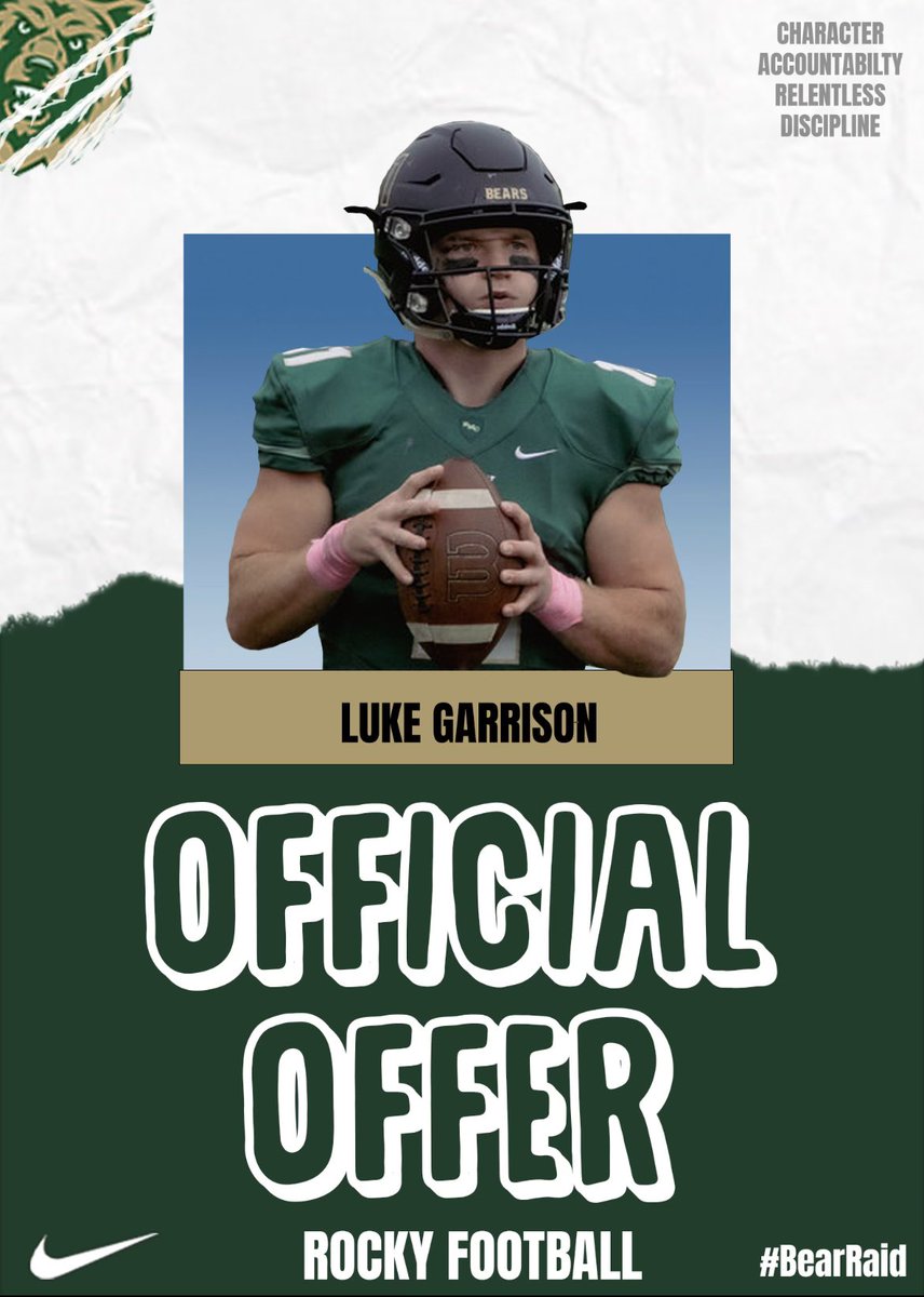 LukeGarrison23's tweet photo. After a good call with @Coach_Dunning I am Blessed to have received an offer to play at Rocky Mountain College!! @Rocky_Football https://t.co/J57ulwnqY1