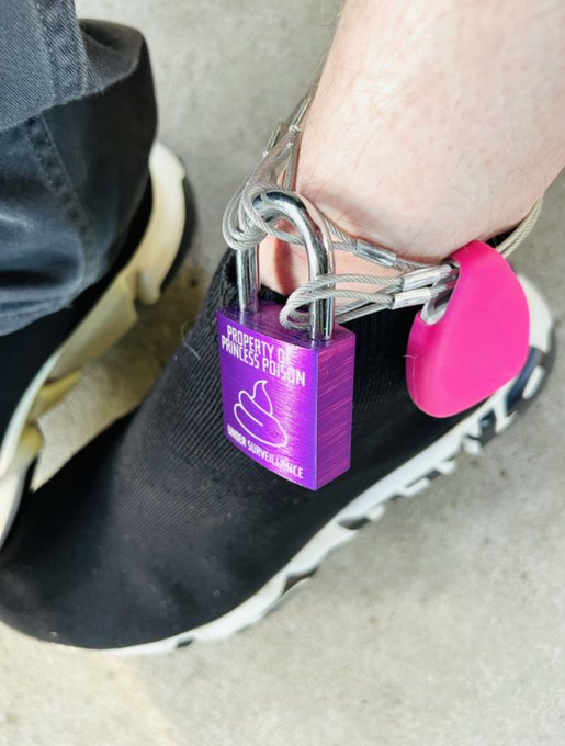 shitstain&rsquo;s GPS tracker is officially locked on its ankle 🤩 https://t.co/c8Rdsemlsw