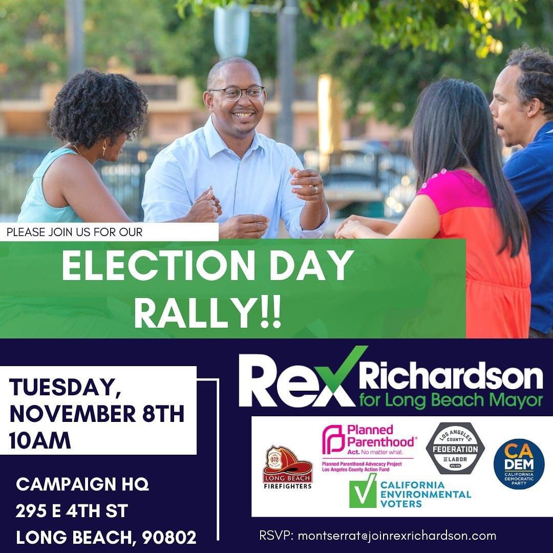 It has been a long road, and I’m grateful to our community for traveling it alongside me. 

We have just one more day to go. Join us on Election Day for our final push. #TeamRex🦖