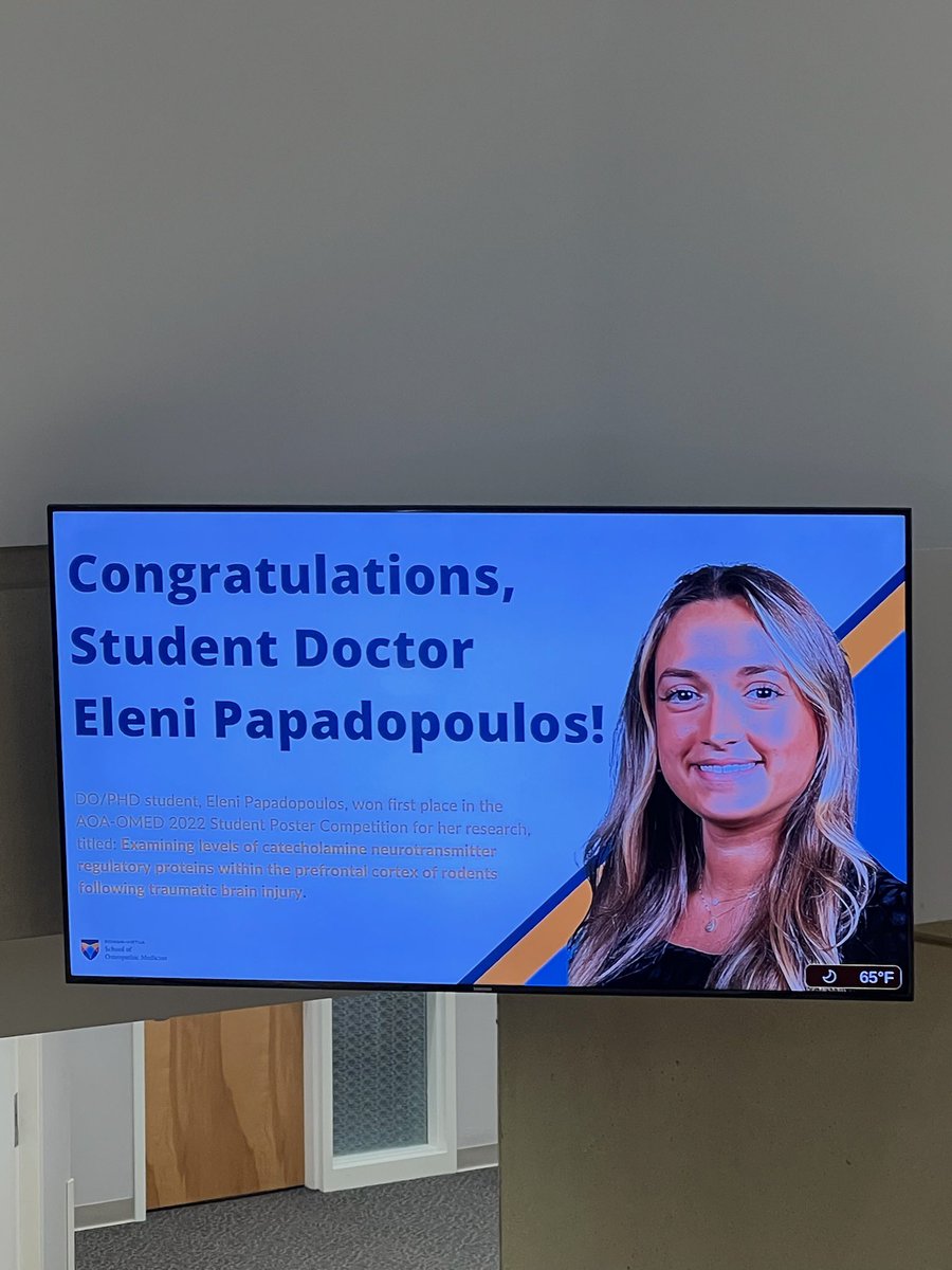 Rowan Behavioral Neuroscience (@behavioralrowan) on Twitter photo Huge Congrats to student doctor <a href="/papadop_eleni/">Eleni Papadopoulos</a> from the <a href="/rachel_navarra_/">Dr. Rachel Navarra</a> lab for being awarded at the <a href="/AOAforDOs/">AOA</a> OMED 2022 Student Poster Competition! Huge Congrats to student doctor <a href="/papadop_eleni/">Eleni Papadopoulos</a> from the <a href="/rachel_navarra_/">Dr. Rachel Navarra</a> lab for being awarded at the <a href="/AOAforDOs/">AOA</a> OMED 2022 Student Poster Competition!
