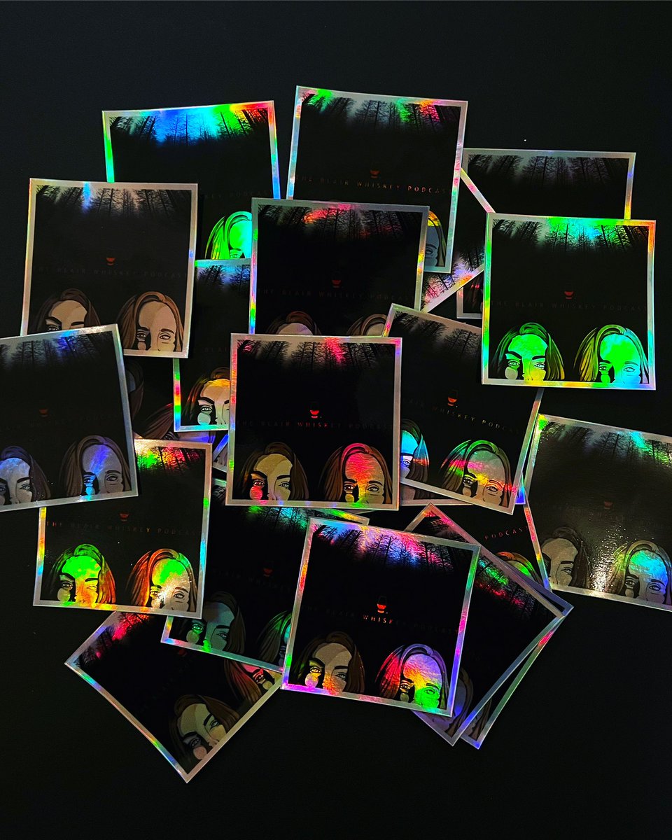 BlairWhiskeyPod's tweet photo. Who else loves shiny stickers?! ✨🪩 What about FREE shiny stickers?!?!

Email us or send us a screenshot of you subscribing to the show and we will be sure to get a #shinysticker out to you!

#shinystickers #horrorpodcast #spookystorypodcast #scarystorypodcast #whiskeypodcast https://t.co/yBa3MrEkSI