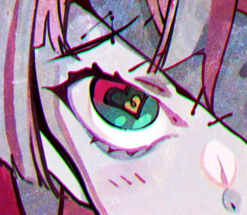 わかりずらいかもだけど、実は片目ハートになってます。 