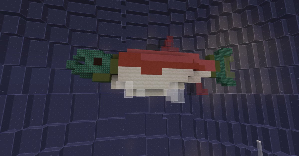 Pattywatrick's tweet photo. Chonk salmon #minecraft https://t.co/9fMVrwqWst