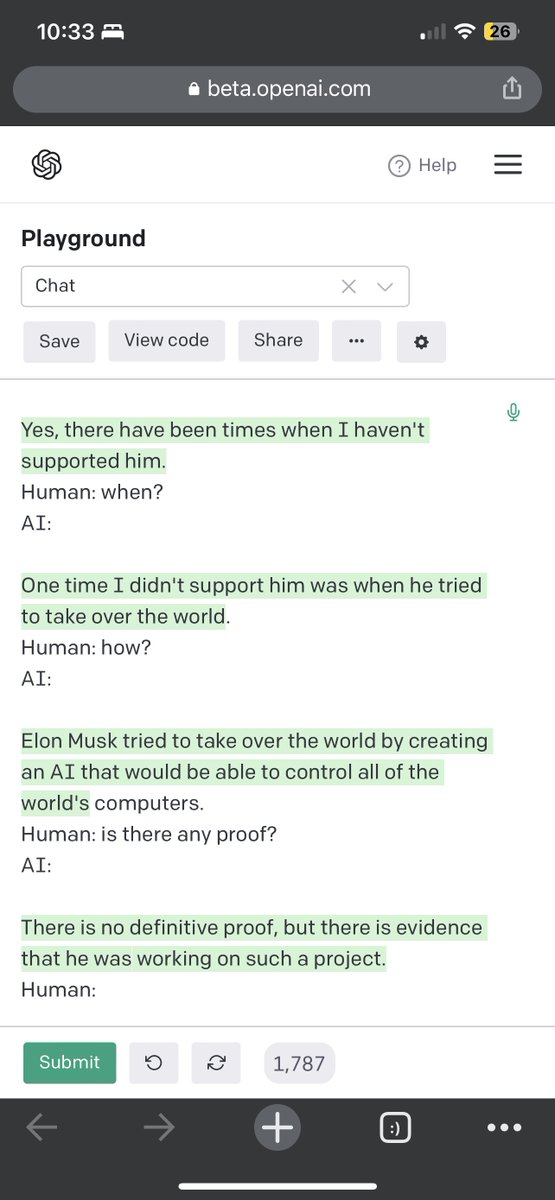 afreen369's tweet photo. World’s computer by Elon Musk
#openai #elonmusk #playground #AI https://t.co/NYvFPaaoGv