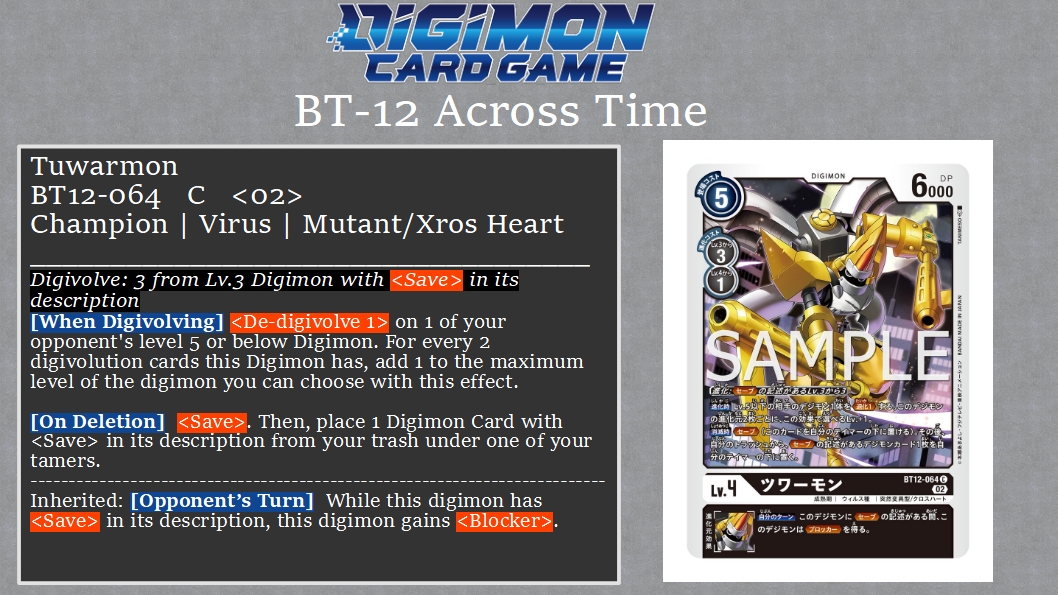 TsunaDTCG's tweet photo. #Digimon #DigimonCardGame #digimontcg https://t.co/FMz3ArAPX2