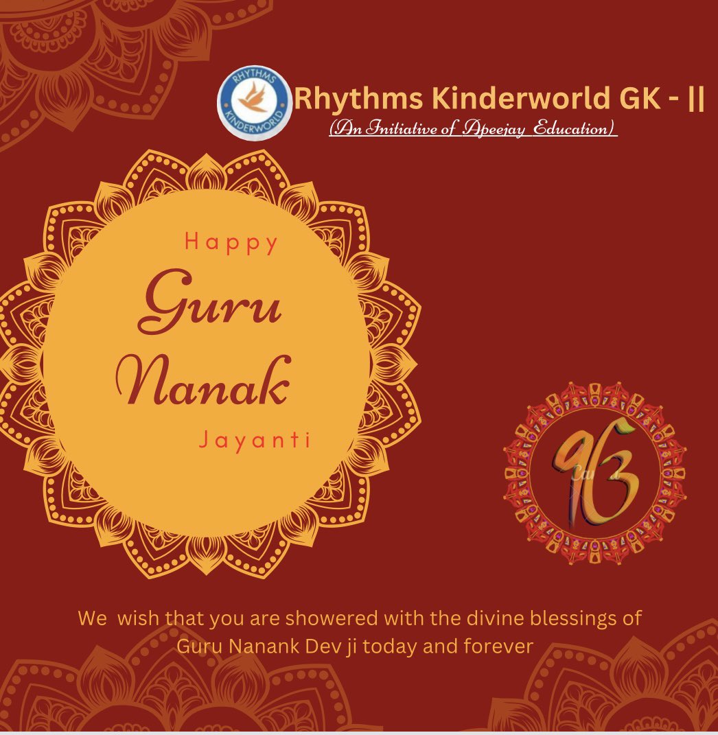 ApeejayRhythms's tweet photo. Let us model and imbibe the ideals of honesty, compassion, humility and generosity in everyday life as preached by GuruNanak Devji . Happy GuruNanak Jayanti. https://t.co/rrGRyVwjBW