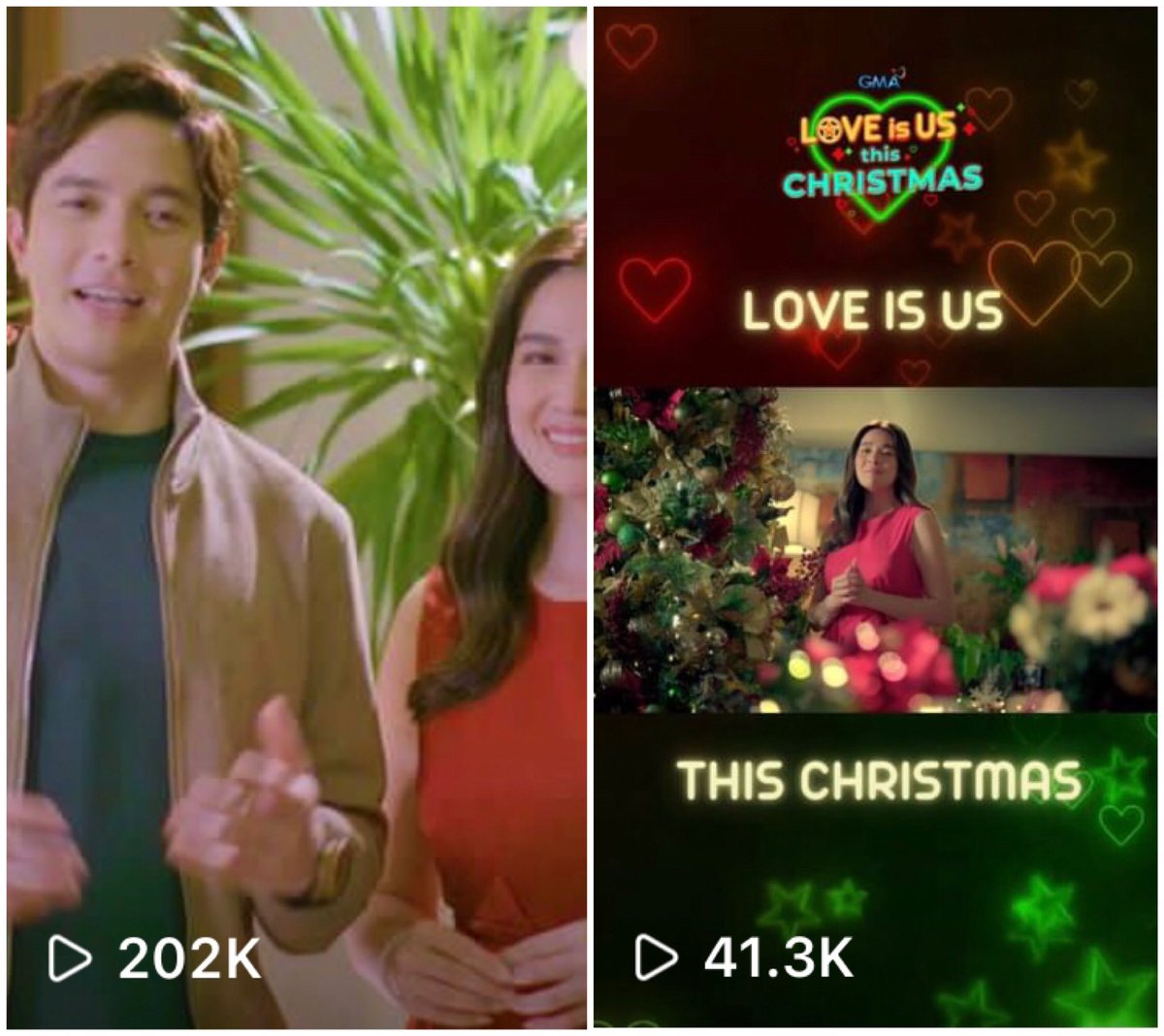 MovieQueenBea's tweet photo. Bea Alonzo and Alden Richards' teaser for #LoveisUsThisChristmas is currently the most viewed #GMAChristmasStationID2022 related video on @gmanetwork's IG with 202k views. 2nd most viewed features Bea on the thumbnail.
Wala pa din #StartUpPH related clips for promotion. Haha 🤷🏻♀️ https://t.co/wNoKclo4R7