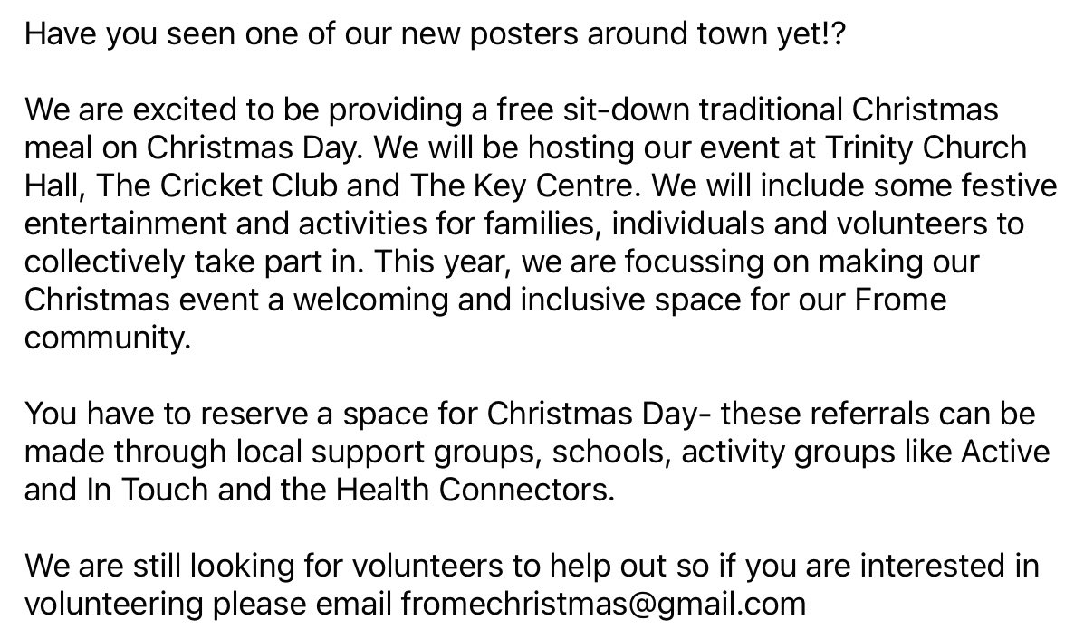 Frome Christmas (@fromechristmas) on Twitter photo 
