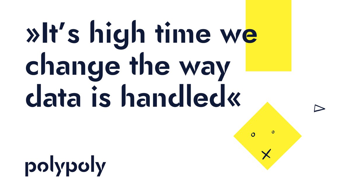 polypoly's tweet image. Every day, #data from users is collected in #datacentres , in order to process and resell it. This centralised structure cements the power of data oligarchs, causes enormous #economic and #ecological costs. We at #polypoly can #change that 👉 polypoly.net