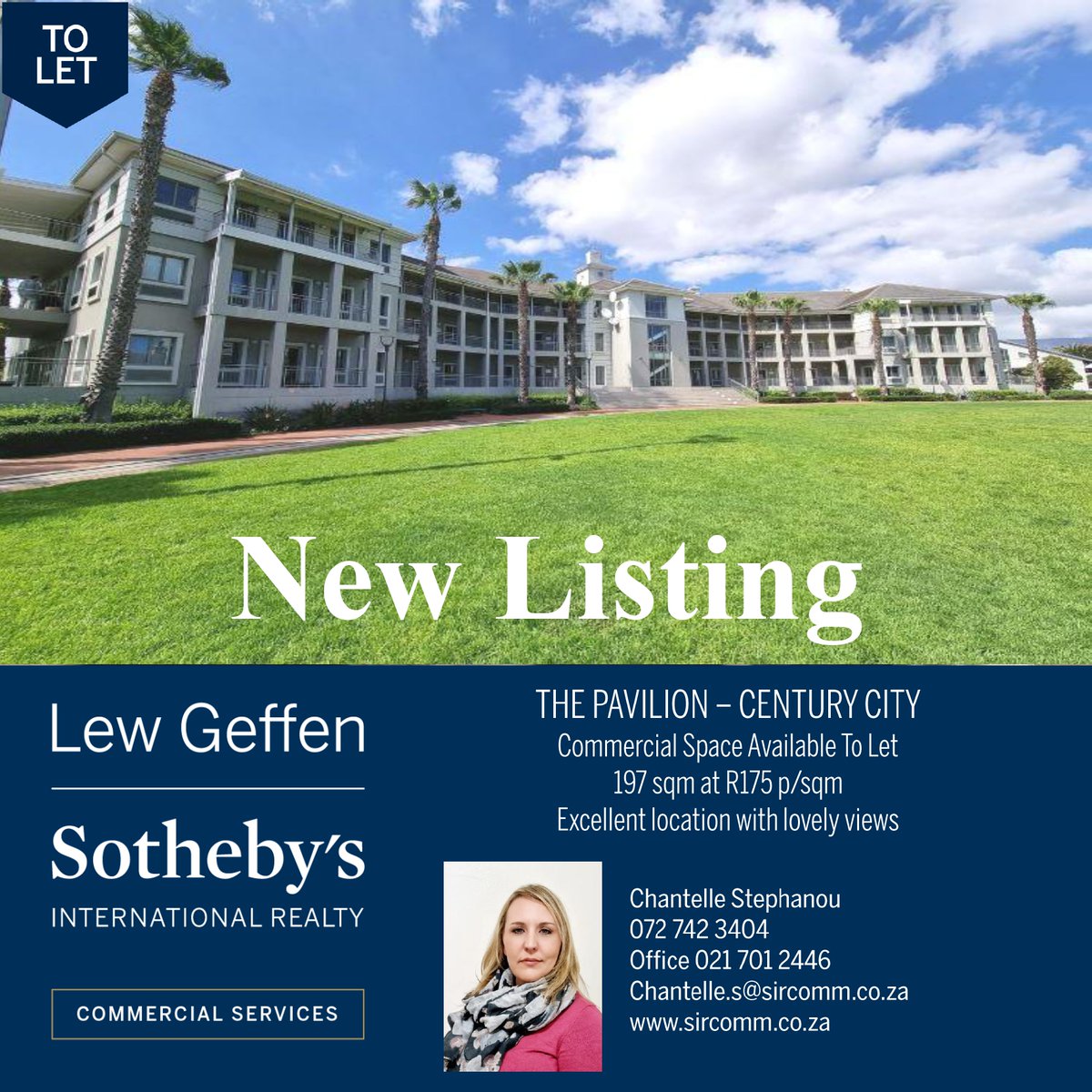 New Listing!!

Commercial Space To Let in Century City

Contact Chantelle Stephanou to view today!

sircomm.co.za/results/commer…

#newlisting #commercial #spacetolet #new #justdropped #CenturyCity #sircomm #sothebyscommercial #sothebysrealty #sothebys