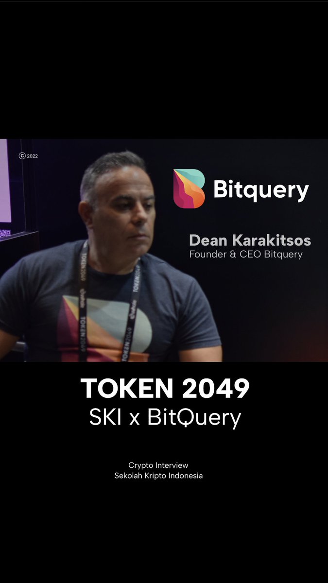 Sekolah Kripto Indonesia (@sekolahkriptoid) on Twitter photo Di <a href="/token2049/">TOKEN2049</a> ada <a href="/bitquery_io/">Bitquery.io ( Bloxy )</a> dengan project-nya Blockchain APIs (Application Programming Interface)😲
Kenalan sama <a href="/Bitquery_io/">Bitquery.io ( Bloxy )</a> di sini, yuk! 👇
instagram.com/reel/CksQCdmJQ… Di <a href="/token2049/">TOKEN2049</a> ada <a href="/bitquery_io/">Bitquery.io ( Bloxy )</a> dengan project-nya Blockchain APIs (Application Programming Interface)😲
Kenalan sama <a href="/Bitquery_io/">Bitquery.io ( Bloxy )</a> di sini, yuk! 👇
instagram.com/reel/CksQCdmJQ…
