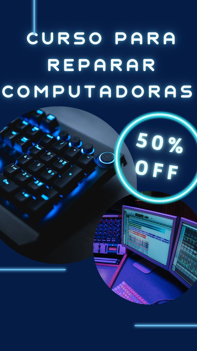 👉¿TE IMAGINAS APRENDER A REPARAR TODO TIPO DE COMPUTADORAS DE MANERA PROFESIONAL? 

👉HOY PUEDES INGRESAR AL PROGRAMA MAS GRANDE DE EMPRENDEDORES ESPECIALIZADOS QUE TE AYUDARAN A INGRESAR AL MUNDO DE LA TECNOLOGIA DESDE LA COMODIDAD DEL HOGAR.
#GH2022 #AFHS
#CursosOnline