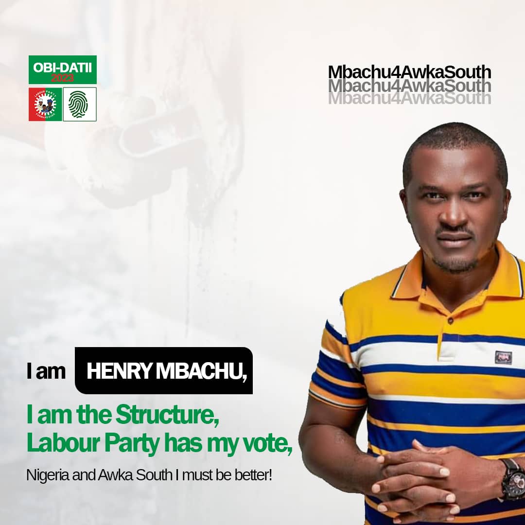 MbachuHenry23's tweet photo. The affairs of Awka South 1 is our business,
The choice of who will manage the business, depends on you
Choose wisely,
Choose LP,
Choose Henry Mbachu
for State House of Assembly
Awka South 1
#mbachuhenry #henrymbachu4hoa #mbachu4awkasouth1 #mbachu https://t.co/cR95K31hMJ