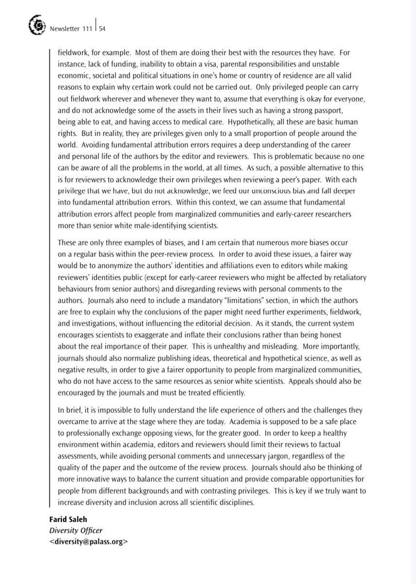 Crosslinking privileges and biases in the peer-review process 👇
Super happy to discuss this further with all those who are interested!!!