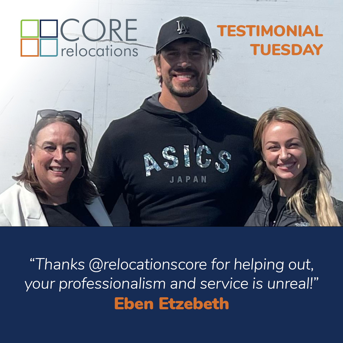 CoreRelocations's tweet photo. Thank you @EbanEtzebeth and Anlia for supporting us! We were proud to make your move from Cape town to Durban a hassle free, successful experience.    

#springboks #sharksrugby @ebenetzebeth4 @officialspringboks https://t.co/1yfkzlY98d