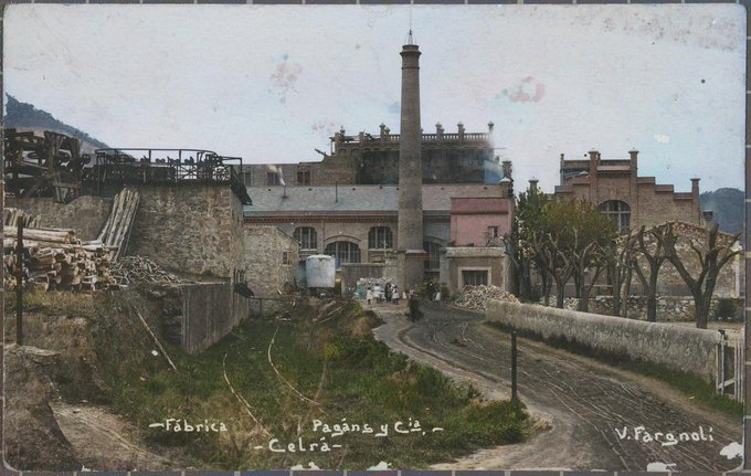 Celrà (Gironès), a principis de segle XX.
📸V. Fargnoli