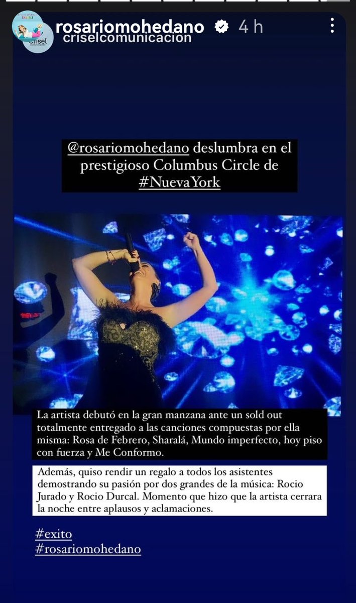 Seram110's tweet photo. Para las envidiosas.. 👏👏😅 @RosarioMohedano deslumbra en el prestigioso "Columbus Circle de Nueva York" #YoMeRebelo8N #yoveosalvame https://t.co/9BD0axpxDD