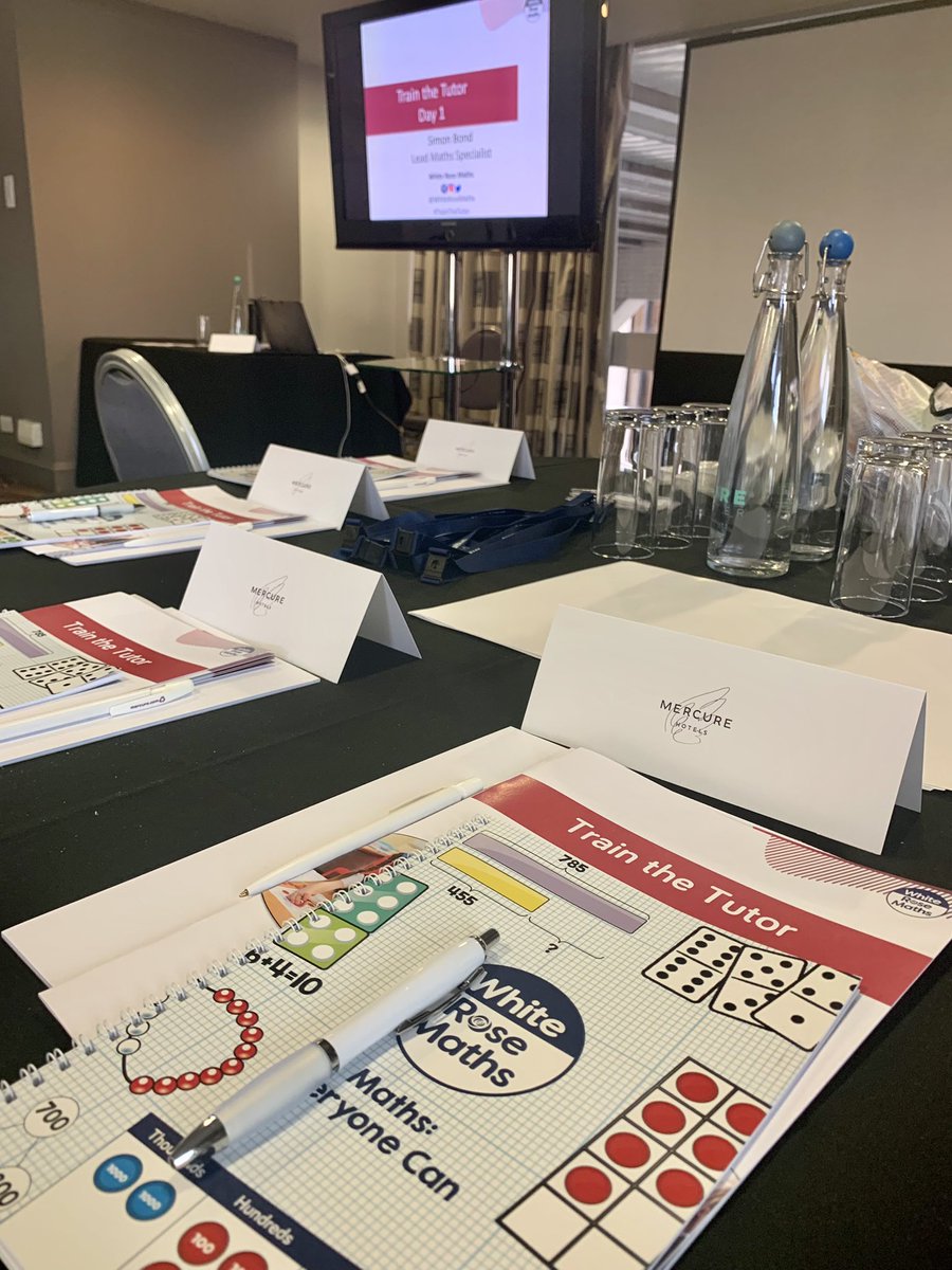Ready to go for Train the Tutor day 1 in Manchester today! #trainthetutor <a href="/WhiteRoseMaths/">White Rose Maths</a>