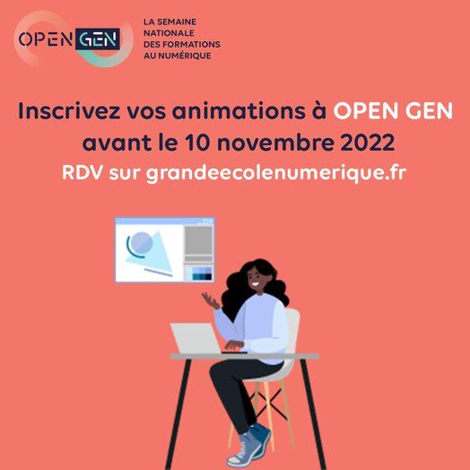 Ecole_Numerique's tweet photo. #OPENGEN 2022 : Vous êtes un organisme de formation et vous formez aux métiers du numérique ? Vous êtes répertoriés dans les fichiers du CPF, du Réseau des Carif-Oref ou de l’ONISEP ? Participez à OPEN GEN !
Inscrivez-vous https://t.co/GuS3CfmMQj https://t.co/EJAznc7lVW