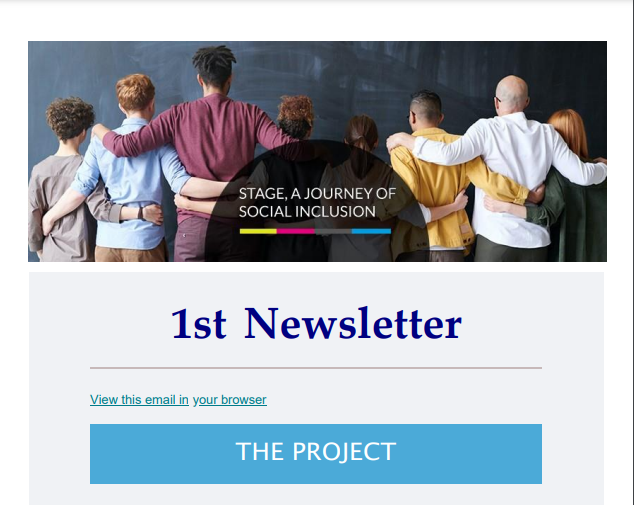 project_stage's tweet photo. Have you got a chance to read our Newsletter? 
There you can find all the news about our project; what we have been doing and which are our next months' committments. 
https://t.co/vHFxjggRlx
 
#STAGEproject #digital #learning #erasmusplusproject  #erasmusprogramme #migrants https://t.co/LvqdRNIopH