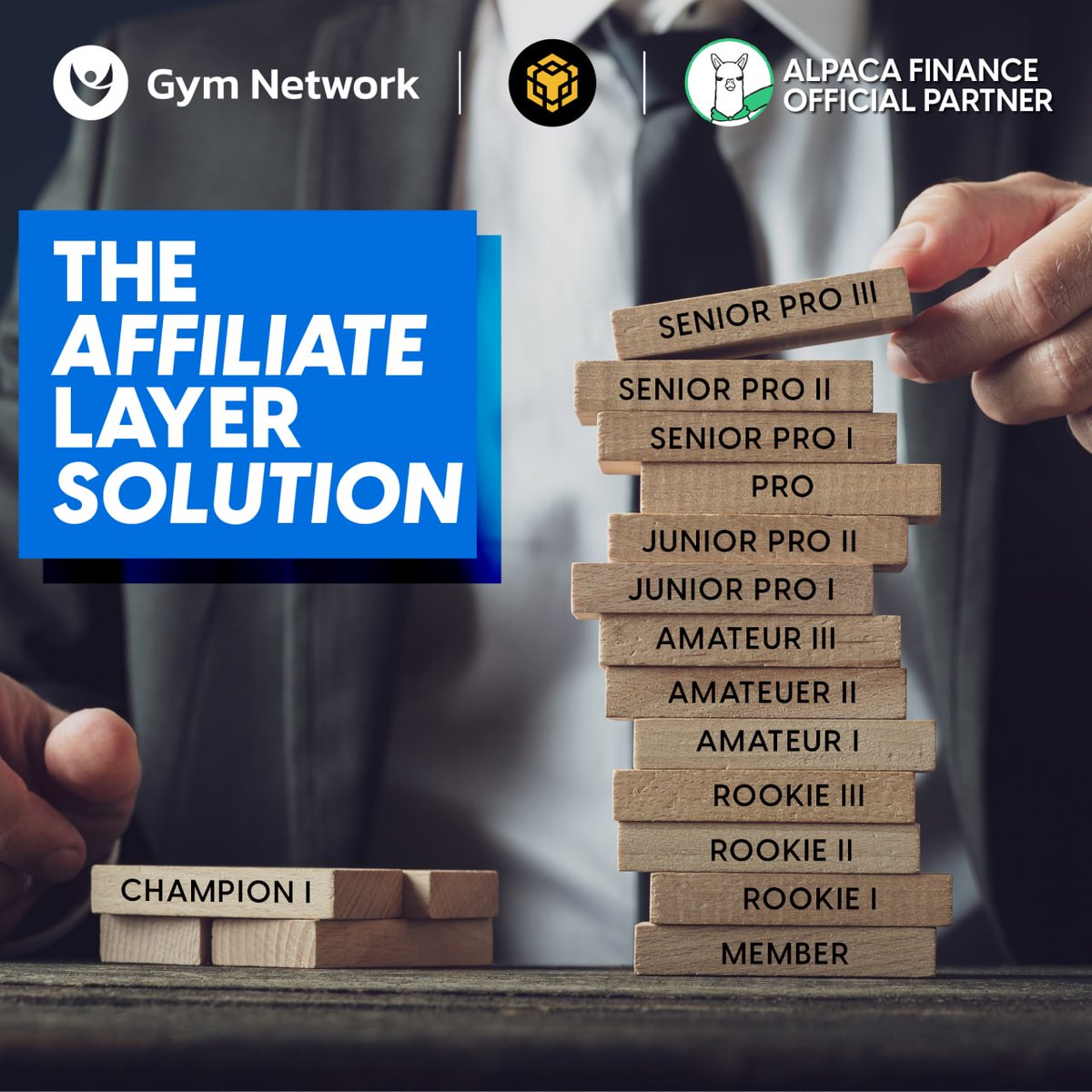 Our Affiliate Layer Solution allows our community to earn commissions for recommending GYM STREET’s and their partner’s products.

🏆 A nice Win-Win for both community members and business partners!

#BSC #GYMNET #DEFI #NFTs #cryptocurrency #metaverse