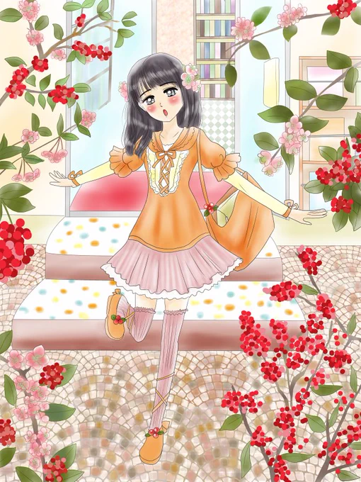 素人調べですので間違いなどがありましてもご容赦くださいまた「新」のついていない誕生花シリーズは最近の絵ではなく10年ほど前に描いた絵です☆旧梅擬きっ子です 